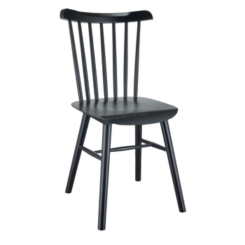 Chair "STICK" ash wood black
